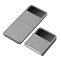 Hard Rigid Plastic Matte Finish Case Back Cover P06 for Samsung Galaxy Z Flip3 5G Gray