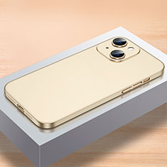 Hard Rigid Plastic Matte Finish Case Back Cover QC1 for Apple iPhone 13 Gold