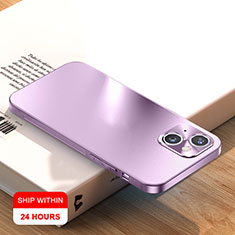 Hard Rigid Plastic Matte Finish Case Back Cover R01 for Apple iPhone 13 Mini Purple