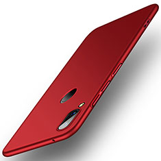 Hard Rigid Plastic Matte Finish Case Back Cover R01 for Huawei Y9 (2019) Red