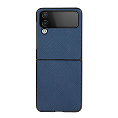 Hard Rigid Plastic Matte Finish Case Back Cover R01 for Samsung Galaxy Z Flip4 5G Blue
