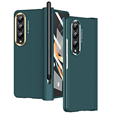 Hard Rigid Plastic Matte Finish Case Back Cover R07 for Samsung Galaxy Z Fold3 5G Green