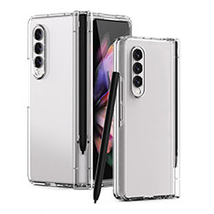 Hard Rigid Plastic Matte Finish Case Back Cover T01 for Samsung Galaxy Z Fold4 5G Clear