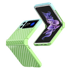 Hard Rigid Plastic Matte Finish Case Back Cover T03 for Samsung Galaxy Z Flip4 5G Green