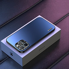 Hard Rigid Plastic Matte Finish Case Back Cover TB2 for Apple iPhone 15 Pro Max Blue