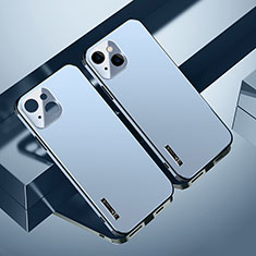 Hard Rigid Plastic Matte Finish Case Back Cover TB4 for Apple iPhone 14 Mint Blue