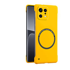 Hard Rigid Plastic Matte Finish Case Back Cover with Mag-Safe Magnetic for Xiaomi Mi 13 Pro 5G Yellow