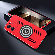 Hard Rigid Plastic Matte Finish Case Back Cover with Mag-Safe Magnetic for Xiaomi Mi 13T 5G Red