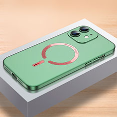 Hard Rigid Plastic Matte Finish Case Back Cover with Mag-Safe Magnetic QC1 for Apple iPhone 12 Green