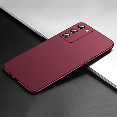 Hard Rigid Plastic Matte Finish Case Back Cover YK1 for Oppo A55 5G Red