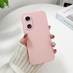 Hard Rigid Plastic Matte Finish Case Back Cover YK1 for Oppo A58 5G Pink