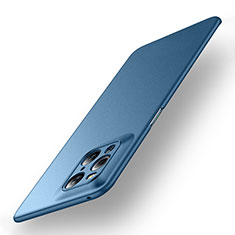 Hard Rigid Plastic Matte Finish Case Back Cover YK1 for Oppo Find X3 Pro 5G Blue