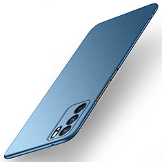 Hard Rigid Plastic Matte Finish Case Back Cover YK1 for Oppo Reno6 5G Blue