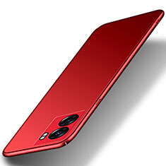 Hard Rigid Plastic Matte Finish Case Back Cover YK1 for Realme Narzo 50 5G Red