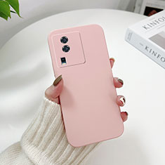 Hard Rigid Plastic Matte Finish Case Back Cover YK1 for Vivo iQOO Neo7 5G Pink