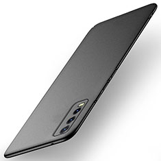 Hard Rigid Plastic Matte Finish Case Back Cover YK1 for Vivo Y20s Black