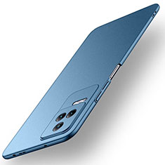 Hard Rigid Plastic Matte Finish Case Back Cover YK1 for Xiaomi Poco F4 5G Blue