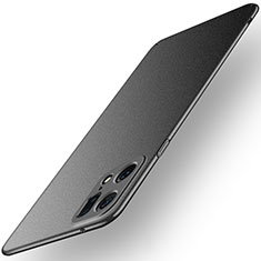Hard Rigid Plastic Matte Finish Case Back Cover YK2 for Oppo Find X5 Pro 5G Black