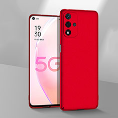 Hard Rigid Plastic Matte Finish Case Back Cover YK3 for Oppo A93s 5G Red