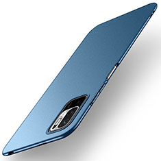 Hard Rigid Plastic Matte Finish Case Back Cover YK3 for Xiaomi Redmi Note 10T 5G Blue