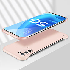 Hard Rigid Plastic Matte Finish Case Back Cover YK4 for Oppo A53s 5G Pink