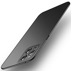 Hard Rigid Plastic Matte Finish Case Back Cover YK4 for Oppo Find X3 5G Black