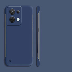 Hard Rigid Plastic Matte Finish Case Back Cover YK4 for Oppo Reno9 Pro+ Plus 5G Blue