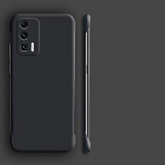 Hard Rigid Plastic Matte Finish Case Back Cover YK4 for Xiaomi Poco F5 Pro 5G Black