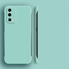 Hard Rigid Plastic Matte Finish Case Back Cover YK4 for Xiaomi Poco F5 Pro 5G Cyan