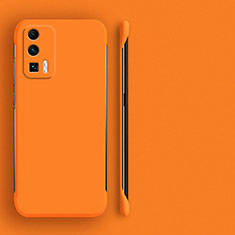 Hard Rigid Plastic Matte Finish Case Back Cover YK4 for Xiaomi Poco F5 Pro 5G Orange