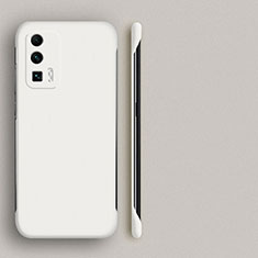 Hard Rigid Plastic Matte Finish Case Back Cover YK4 for Xiaomi Poco F5 Pro 5G White