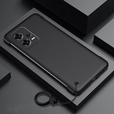 Hard Rigid Plastic Matte Finish Case Back Cover YK4 for Xiaomi Redmi Note 12 5G Black
