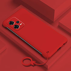 Hard Rigid Plastic Matte Finish Case Back Cover YK4 for Xiaomi Redmi Note 12 5G Red