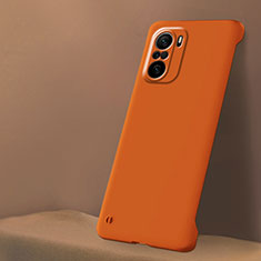 Hard Rigid Plastic Matte Finish Case Back Cover YK5 for Xiaomi Poco F3 5G Orange