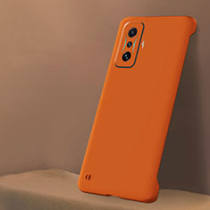 Hard Rigid Plastic Matte Finish Case Back Cover YK5 for Xiaomi Poco F4 GT 5G Orange