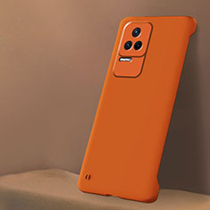 Hard Rigid Plastic Matte Finish Case Back Cover YK5 for Xiaomi Redmi K50 5G Orange
