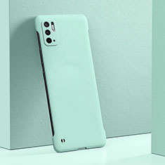 Hard Rigid Plastic Matte Finish Case Back Cover YK5 for Xiaomi Redmi Note 10 5G Cyan