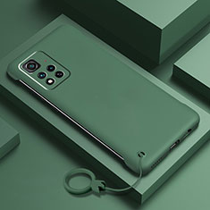 Hard Rigid Plastic Matte Finish Case Back Cover YK5 for Xiaomi Redmi Note 11 Pro+ Plus 5G Green