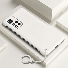 Hard Rigid Plastic Matte Finish Case Back Cover YK5 for Xiaomi Redmi Note 11 Pro+ Plus 5G White