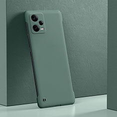 Hard Rigid Plastic Matte Finish Case Back Cover YK5 for Xiaomi Redmi Note 12 5G Green