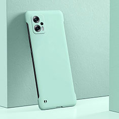 Hard Rigid Plastic Matte Finish Case Back Cover YK5 for Xiaomi Redmi Note 12T Pro 5G Cyan