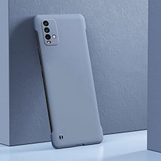 Hard Rigid Plastic Matte Finish Case Back Cover YK5 for Xiaomi Redmi Note 9 4G Lavender Gray