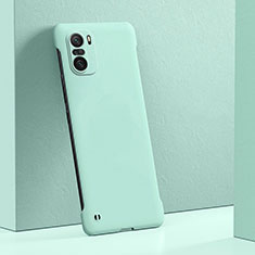 Hard Rigid Plastic Matte Finish Case Back Cover YK6 for Xiaomi Mi 11i 5G Cyan
