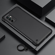 Hard Rigid Plastic Matte Finish Case Back Cover YK6 for Xiaomi Redmi Note 11 SE 5G Black