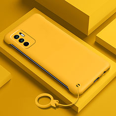 Hard Rigid Plastic Matte Finish Case Back Cover YK6 for Xiaomi Redmi Note 11 SE 5G Yellow