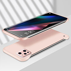 Hard Rigid Plastic Matte Finish Case Back Cover YK7 for Oppo Find X3 5G Pink
