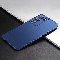 Hard Rigid Plastic Matte Finish Case Back Cover YK7 for Oppo Reno6 Pro 5G India Blue