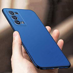 Hard Rigid Plastic Matte Finish Case Back Cover YK7 for Oppo Reno6 Pro+ Plus 5G Blue