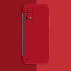 Hard Rigid Plastic Matte Finish Case Back Cover YK8 for Oppo K9 5G Red