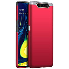 Hard Rigid Plastic Matte Finish Case Back Cover Z01 for Samsung Galaxy A90 4G Red